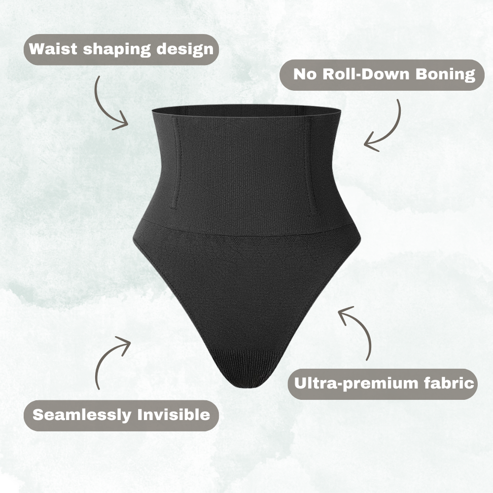 Wearcomfii Tummy Control Thong,Comfii Every-Day Tummy Control Thong, Womens Thong  Shapewear Mid to High Waisted (2PCS,S(35 * 50kg)) : : Clothing,  Shoes & Accessories