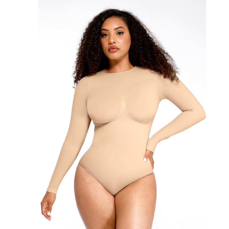 Round Neck Long Sleeve Bodysuit