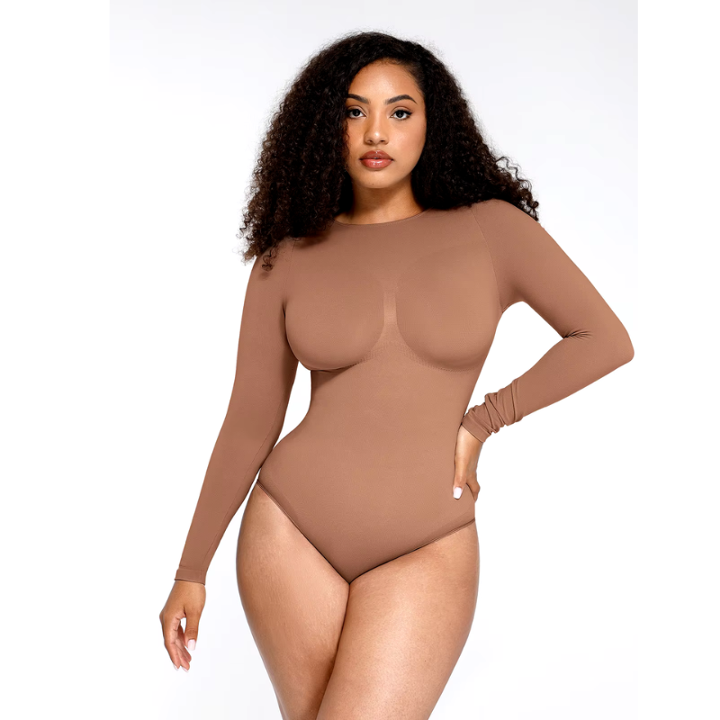 Round Neck Long Sleeve Bodysuit