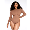 Round Neck Long Sleeve Bodysuit