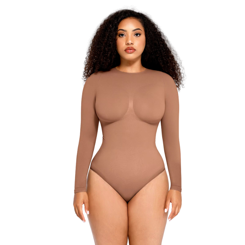 Round Neck Long Sleeve Bodysuit