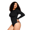 Round Neck Long Sleeve Bodysuit