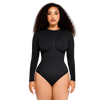 Round Neck Long Sleeve Bodysuit