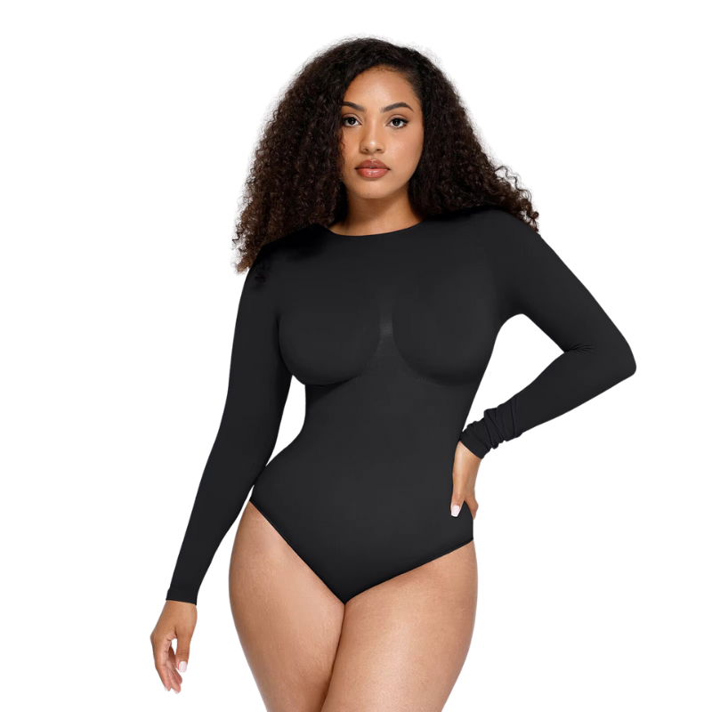 Round Neck Long Sleeve Bodysuit